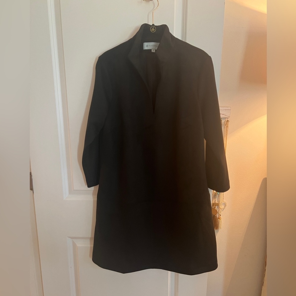 Tuckernuck Black Sueded Dress Size Medium New without tags